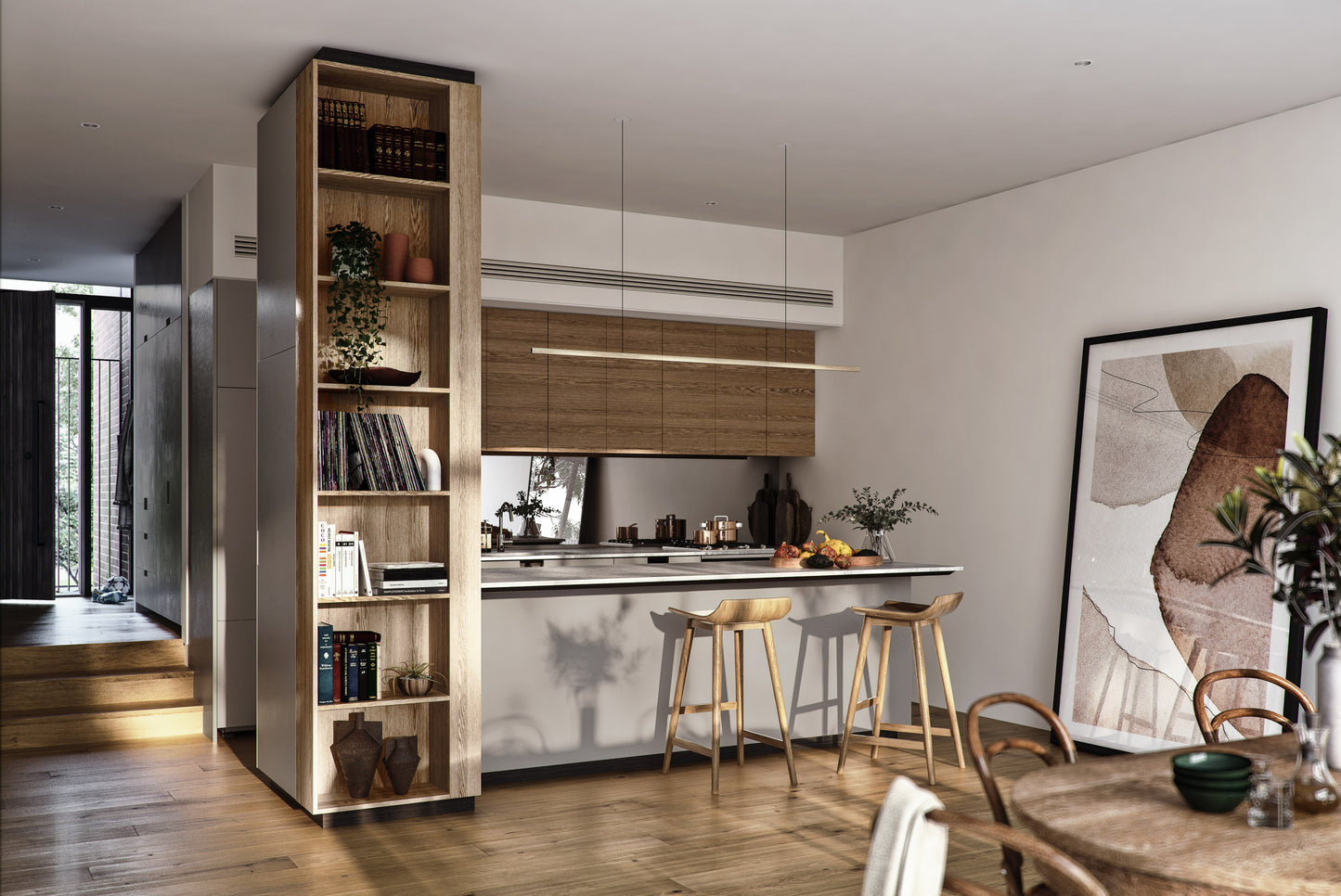 Highline 2400mm - Antique Patina Waxed Brass