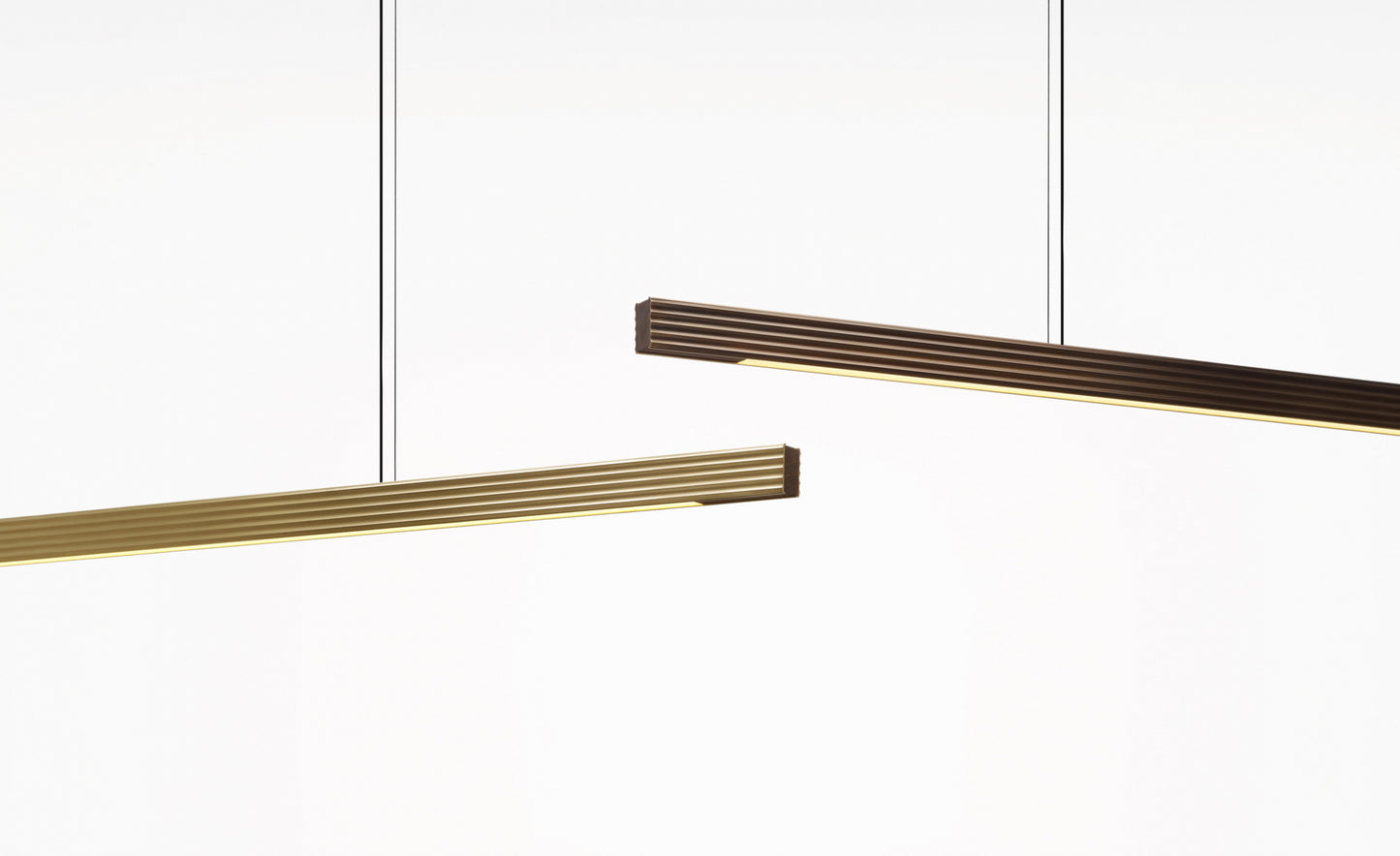 Capital 2400mm - Antique Patina Waxed Brass